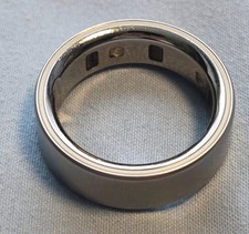 Oura Ring Gen 4 Size 12 Brushed Silver Smart Ring - Used - Fast Ship