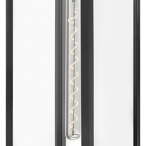 Hinkley Max 25" High Black and Clear Glass Outdoor Wall Light - Picture 4 of 10
