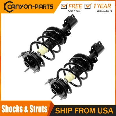 Pair Front Strut & Coil Spring For 2008 09 10 11 12 Buick Enclave
