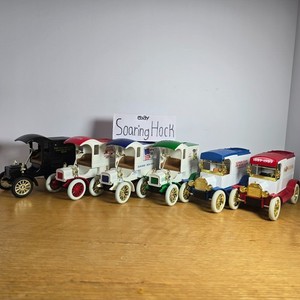 🚚1980's Vintage ERTL Coin Bank Delivery Cars Lot - Small - Lot Of 6🪙