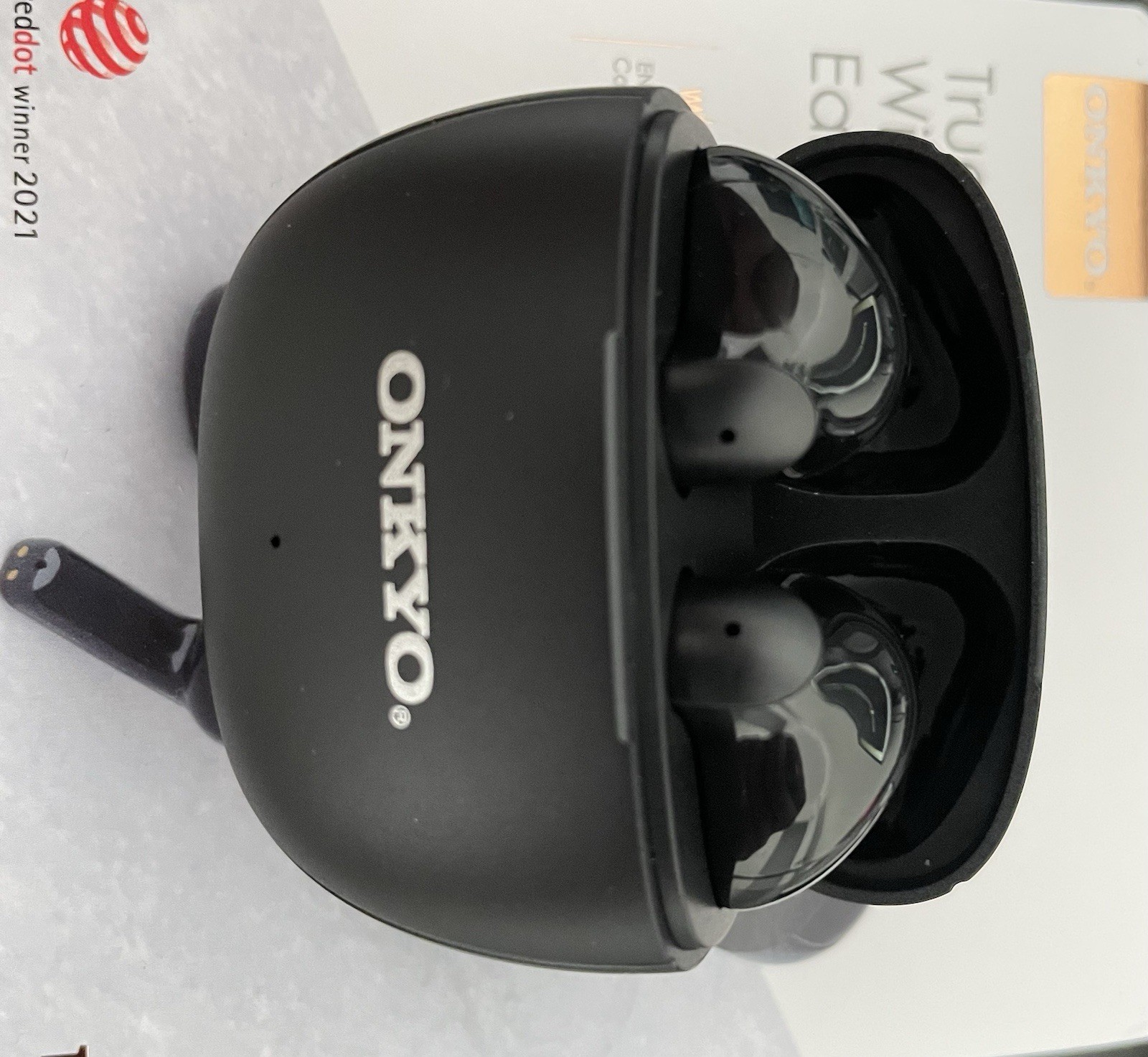 Onkyo Bluetooth 5.0 Wireless Earbuds ENC Noise Cancelling IP