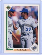 KEN GRIFFEY SR. 1991 UPPER DECK #572 SEATTLE MARINERS