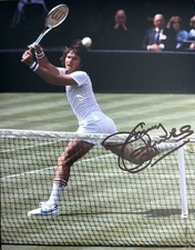 JIMMY CONNORS SIGNED 8x10 PHOTO TENNIS LEGEND AUTOGRAPH AUTHENTIC COA