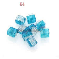 100x 4 Telephone Telecom Cable K4 Wire Connector Network Cable Terminal   *af