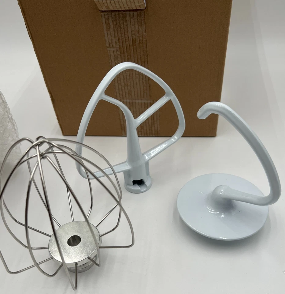 KitchenAid Tilt-Head Mixer Bowl & Attachments ReplacementSet Stainless Steel NEW - Image 3 of 4