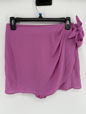 NEW Show Me Your Mumu Wrap Marsha Skort Pink Purple Size Medium