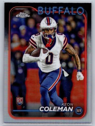 2024 Topps Chrome #209 Keon Coleman Refractor