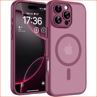 Handyhülle für iPhone 16 Pro MagSafe Stoßfest Kratzfest Transluzente Matt 6,3