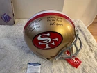 JOE MONTANA SIGNED 49ERS AUTHENTIC HELMET 5X INSTRIPTIONS BECKETT WITNESS