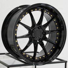 Aodhan DS07 DS7 19x9.5 5x114.3 30 Gloss Black Wheels(4) 73.1 19" inch Rims