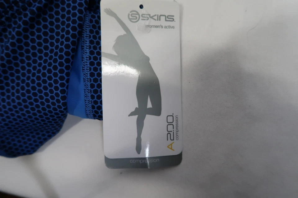SKINS A200 Compression Tights Women’s Size Medium (26X17) Blue NEW Workout Gym - Image 3 of 4