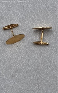 18K Yellow Gold Cufflinks 7.98g