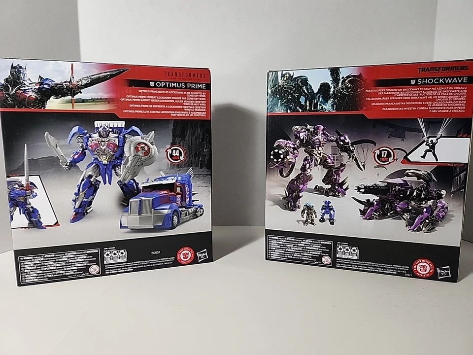 NEW Transformers Studio Series Shockwave  DOTM & Optimus Prime AOE Takara Tomy - Image 2 of 4