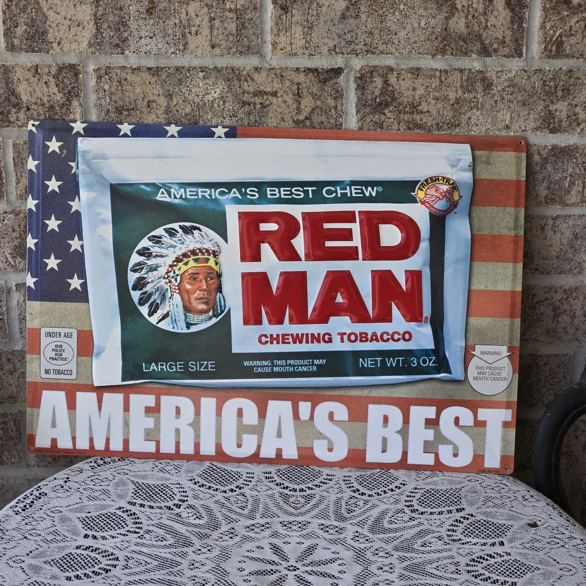 Redman Chewing Tobacco Signs for sale | eBay