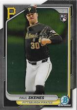 LOT (3) - Paul Skenes - Topps -Game Day Drip/Stars of the MLB (RC)/Bowman Chrome