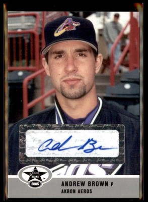 2005 Just Stars #7 Andrew Brown Autographs Auto