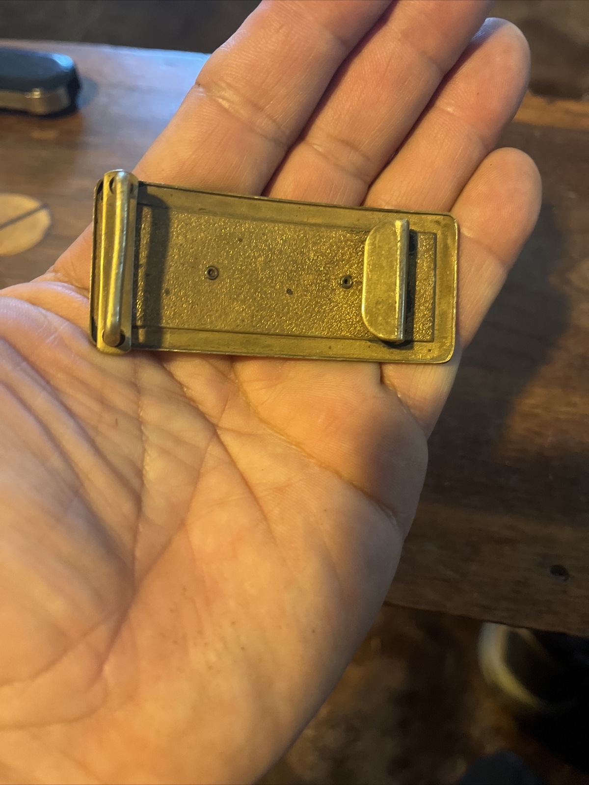 Vintage Panhead Knucklehead Cast Bronze Belt Buckle e… Gem