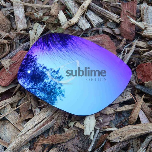 Metallic Ice Blue Replacement Lenses For Oakley Big Taco ~ bleu blau OO9173 - Picture 4 of 5