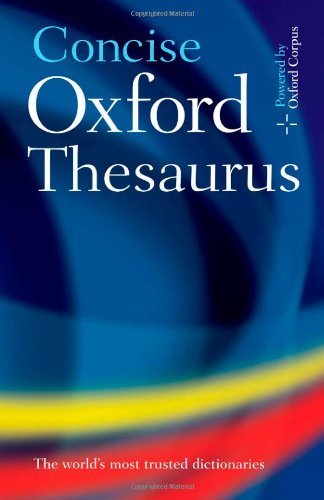 Concise Oxford Thesaurus By Oxford Dictionaries - Bild 1 von 1