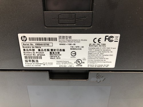 HP LaserJet Pro 400 M401dne Monochrome Laser Printer CF399A 84k pgs 40% Toner - Photo 5/5