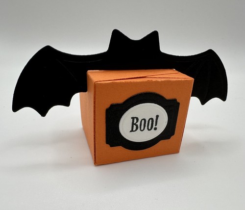 Stampin' Up! Halloween Boo Fledermaus Leckerli Box Kit, 16er Set, Lehrer Klassenzimmer
