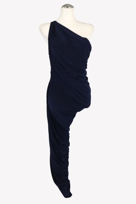 Norma Kamali Damen Kleid Gr. 36 (S) Blau Etuikleid Dress