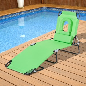 Details About Outsunny Garden Sun Lounger Outdoor Folding Day Bed Chair Beach Pool Recliner