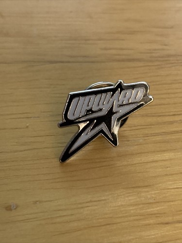 Silver Tone Blue White Enamel Upward Star Design Lapel Hat Pin Badge - 第 1/2 張圖片
