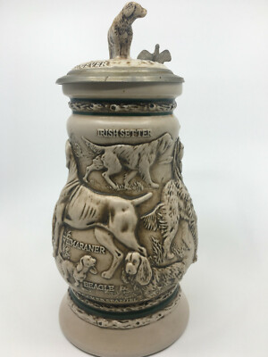 Vintage Avon Beer Stein 'Great Dogs of the Outdoors' | eBay
