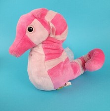 Wild Republic Pink Seahorse Plush Marine 12" Stuffed Animal Toy Doll Realistic