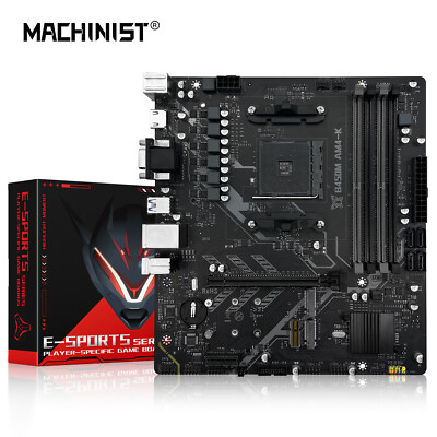 AMD Motherboard B450 PC Gaming Motherboard AM4 DDR4 M.2 WiFi M.2 for Ryzen CPU