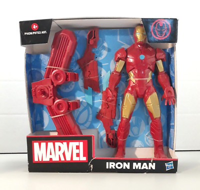 Marvel IRON MAN 9'' with Arc Booster & Swords Action Figure Hasbro 2021