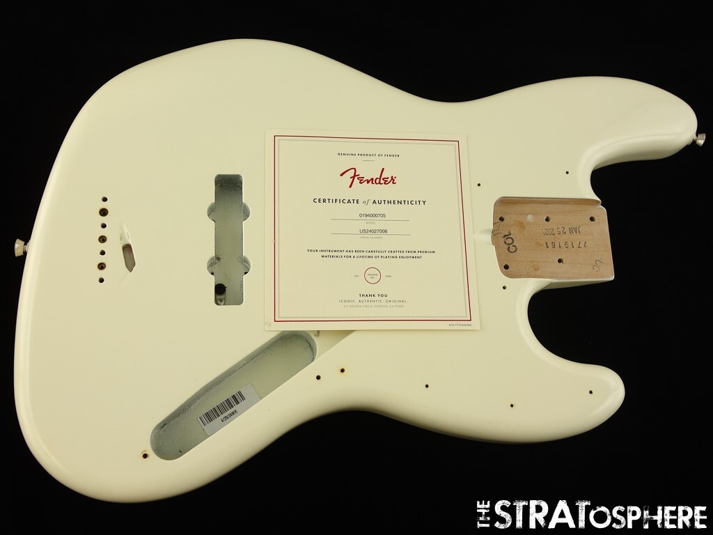 Fender American Professional ジャズベース ボディ Fender American Professional II Jazz J Bass BODY, USA Olympic