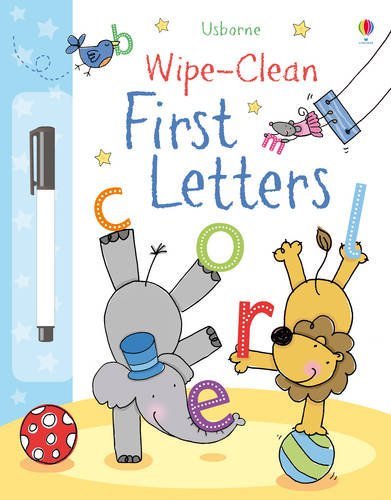 First Letters (Usborne Wipe Clean Books) By Felicity Brooks,Nicola Hall