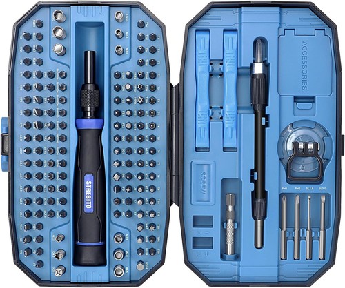 STREBITO Precision Screwdriver Set 153 in 1 Small Magnetic Screwdriver Set with - Picture 9 of 9