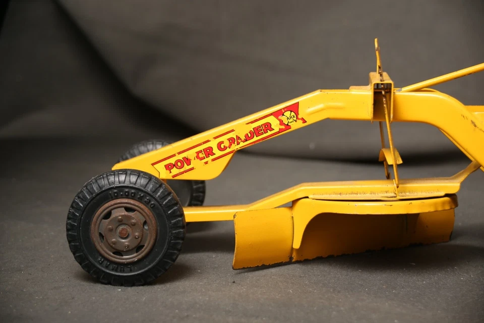 POWER GRADER - TONKA Vintage Años 70 Tonka Amarillo Die Cast Metal - ¡RARO! Foto 3 de 4