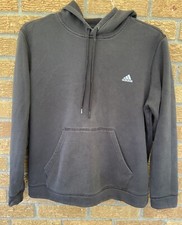 ADIDAS PULLOVER HOODIE BLACK GRAY YOUTH SIZE XLARGE