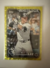 2024 Topps Update Korey Lee #US244 Yellow Crackle 24/50 Chicago White Sox