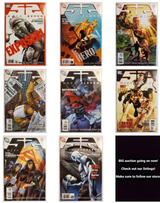 DC 52 WEEK 7-14 8 9 10 11 12 13 LOT 1ST CAMEO & FULL APP KATE KANE NEW BATWOMAN