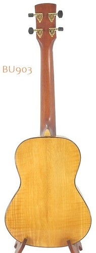 Alulu Solid Lagerstroemia wood Tenor ukulele, Sun pattern rosette, BU903-906 - Picture 5 of 15