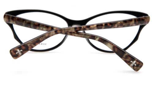 Nuovi occhiali da vista SERAPHIN CROCUS SUN / 8790 nero leopardato 54-15-140 mm B38 mm Giappone - Foto 4 di 10