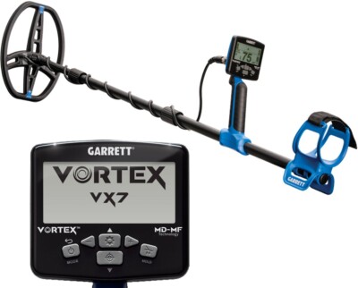 Garrett Vortex VX7 Metalldetektor MD-MF Technologie Schatzsuche Sondeln Detektor