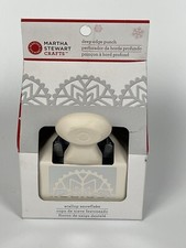 Martha Stewart Crafts Discontinued Deep Edge Punch Scallop Snowflake Christmas