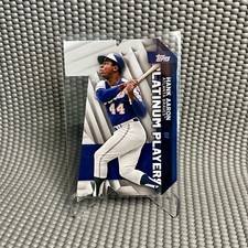 2021 Topps Series One Hank Aaron Platinum Players Die Cut #PDC-2 Braves