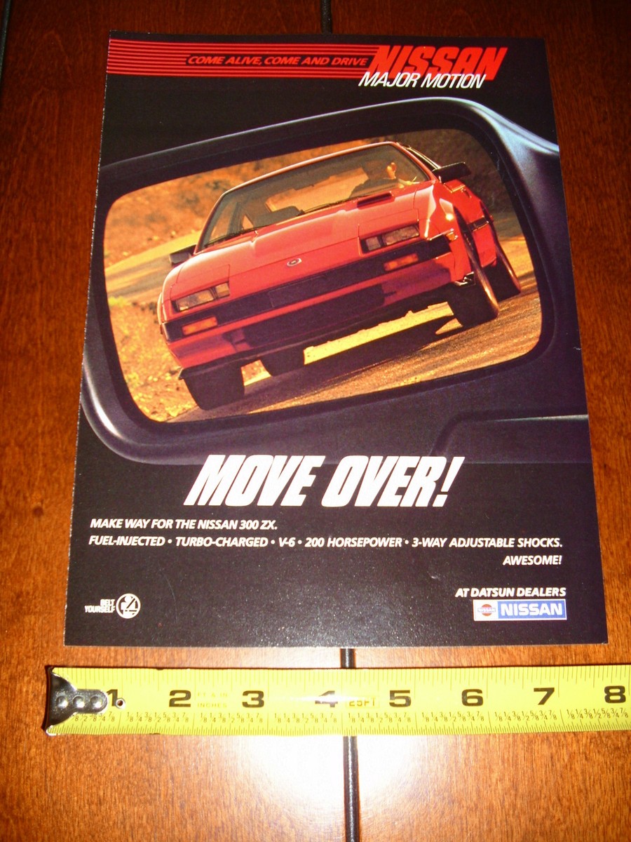 1985 NISSAN 300ZX TURBO ORIGINAL AD | eBay