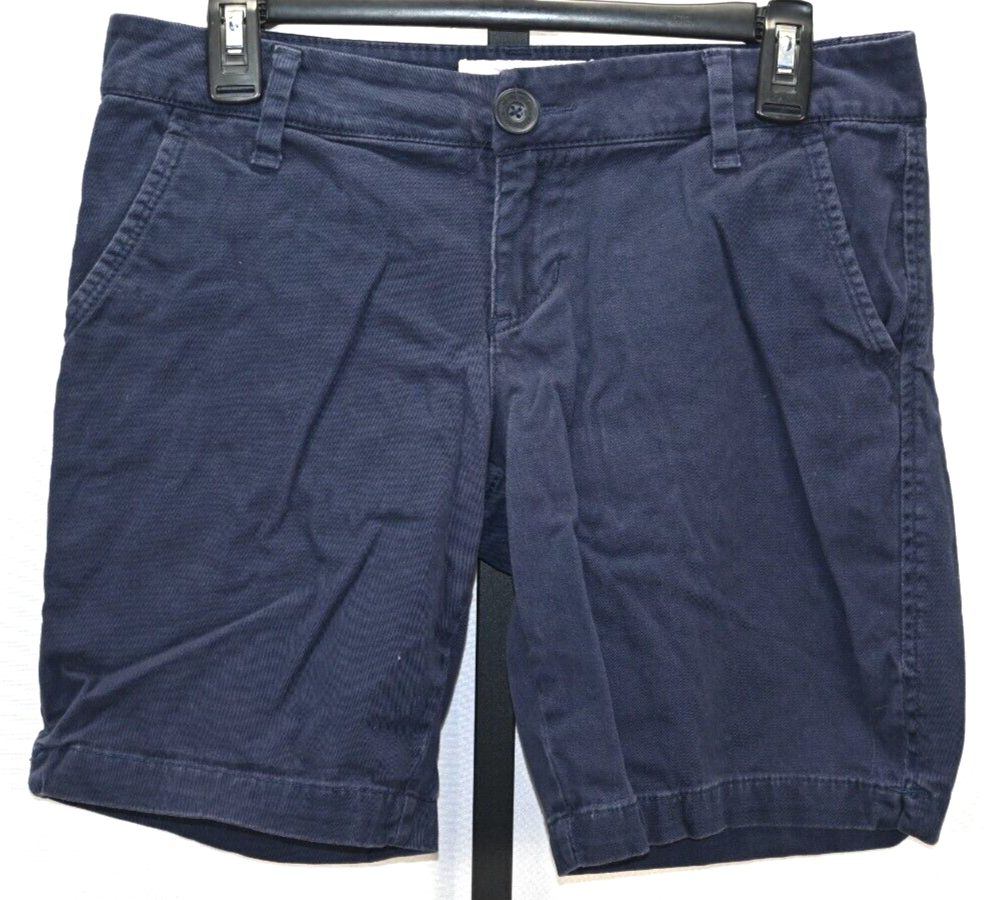 Aeropostale Stretch Dark Blue Shorts Size 7/8 98% Cotton 2% Lycra