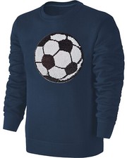 Kinder Fußball Wendepailletten Sweatshirt EM...