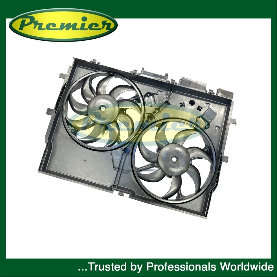 Premier Radiator Twin Cooling Fan Fits Peugeot Boxer Fiat Ducato Citroen Relay - Изображение 4 из 4