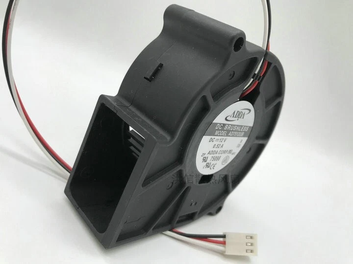 ADDA 7530 AD7512UB DC12V 0.52A 7CM 70mm turbo blower 3pin - Image 2 of 3