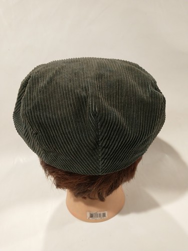 Cappello vintage anni 60 Happy Cappers golf velluto a coste secchiello newsboy RARO verde oliva M-L - Foto 6 di 11